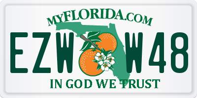 FL license plate EZWW48