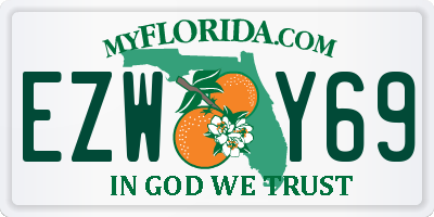 FL license plate EZWY69