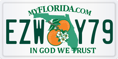 FL license plate EZWY79