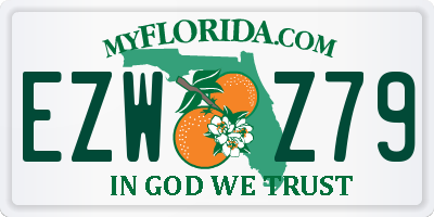 FL license plate EZWZ79