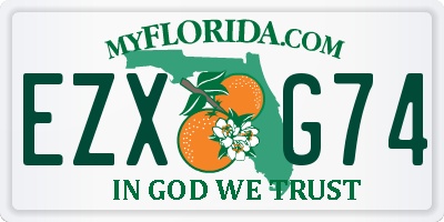 FL license plate EZXG74