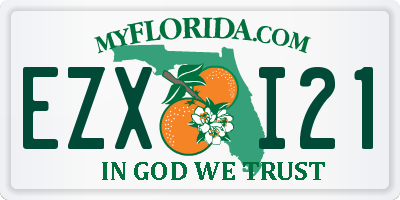 FL license plate EZXI21