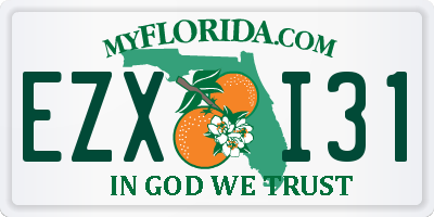 FL license plate EZXI31