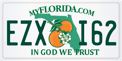 FL license plate EZXI62