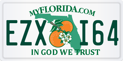 FL license plate EZXI64