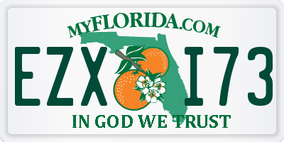 FL license plate EZXI73