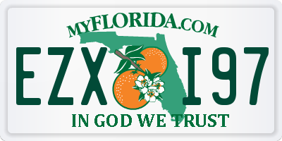 FL license plate EZXI97