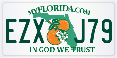 FL license plate EZXJ79