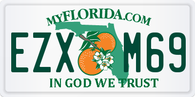 FL license plate EZXM69