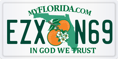 FL license plate EZXN69