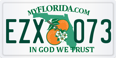 FL license plate EZXO73