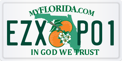 FL license plate EZXP01