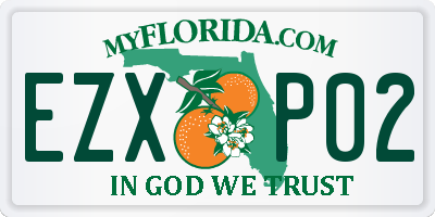 FL license plate EZXP02