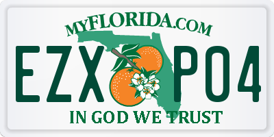 FL license plate EZXP04