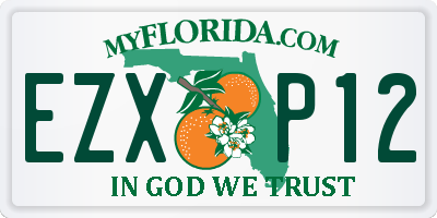 FL license plate EZXP12