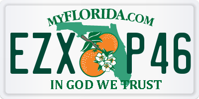 FL license plate EZXP46