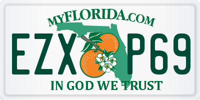 FL license plate EZXP69