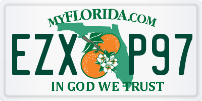 FL license plate EZXP97