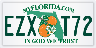 FL license plate EZXT72