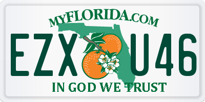 FL license plate EZXU46