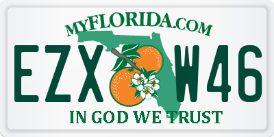 FL license plate EZXW46