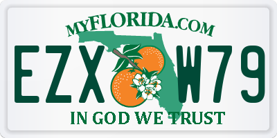 FL license plate EZXW79