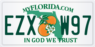 FL license plate EZXW97