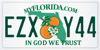 FL license plate EZXY44