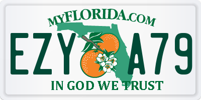 FL license plate EZYA79