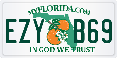 FL license plate EZYB69