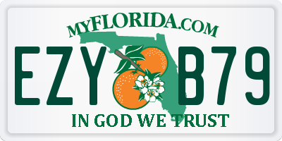 FL license plate EZYB79