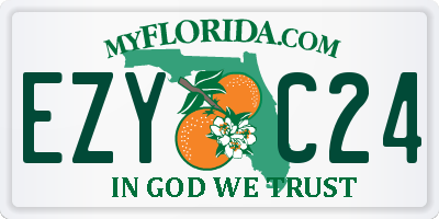 FL license plate EZYC24