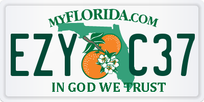 FL license plate EZYC37