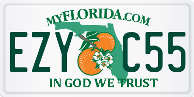 FL license plate EZYC55