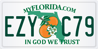 FL license plate EZYC79