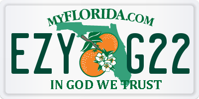 FL license plate EZYG22