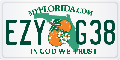 FL license plate EZYG38