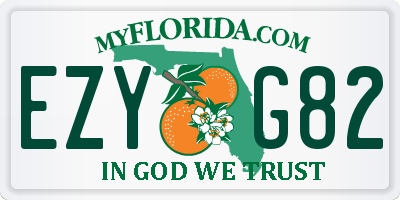 FL license plate EZYG82