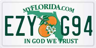 FL license plate EZYG94