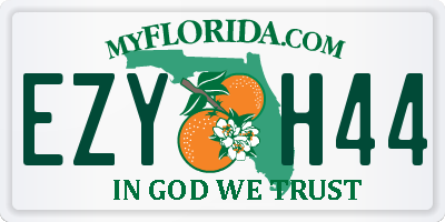 FL license plate EZYH44