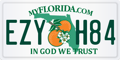 FL license plate EZYH84