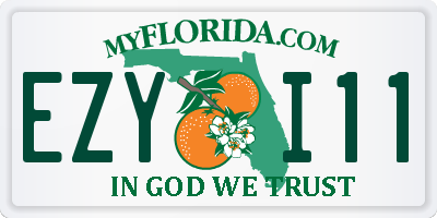 FL license plate EZYI11