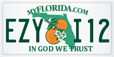 FL license plate EZYI12