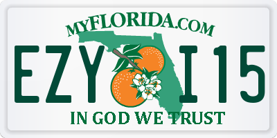 FL license plate EZYI15