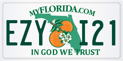 FL license plate EZYI21