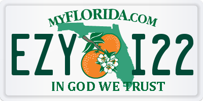 FL license plate EZYI22