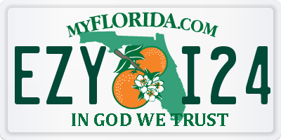 FL license plate EZYI24