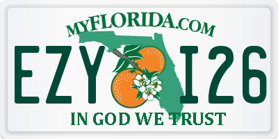 FL license plate EZYI26