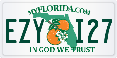 FL license plate EZYI27