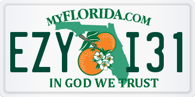 FL license plate EZYI31